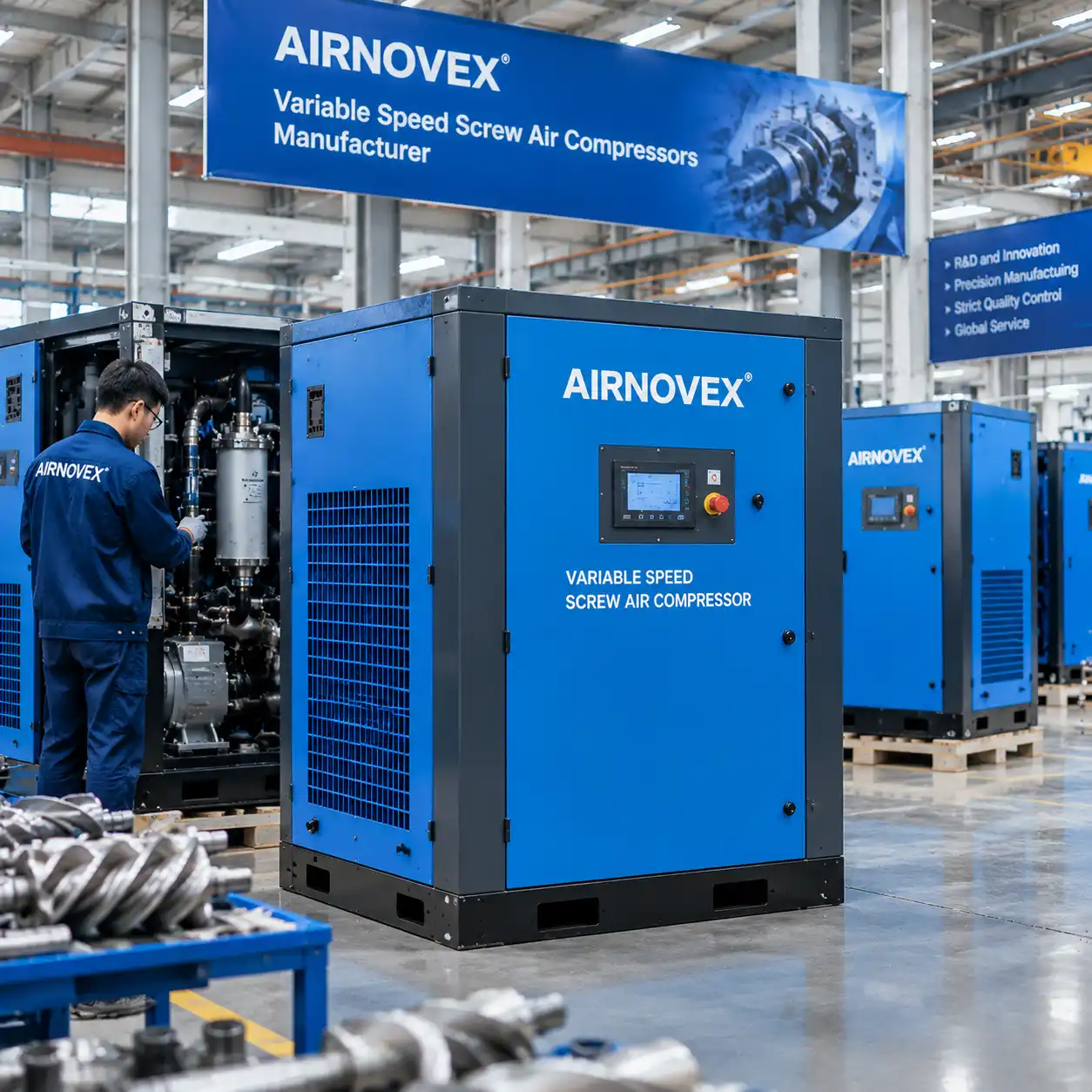 Variable Speed Screw Air Compressors Manufacturer