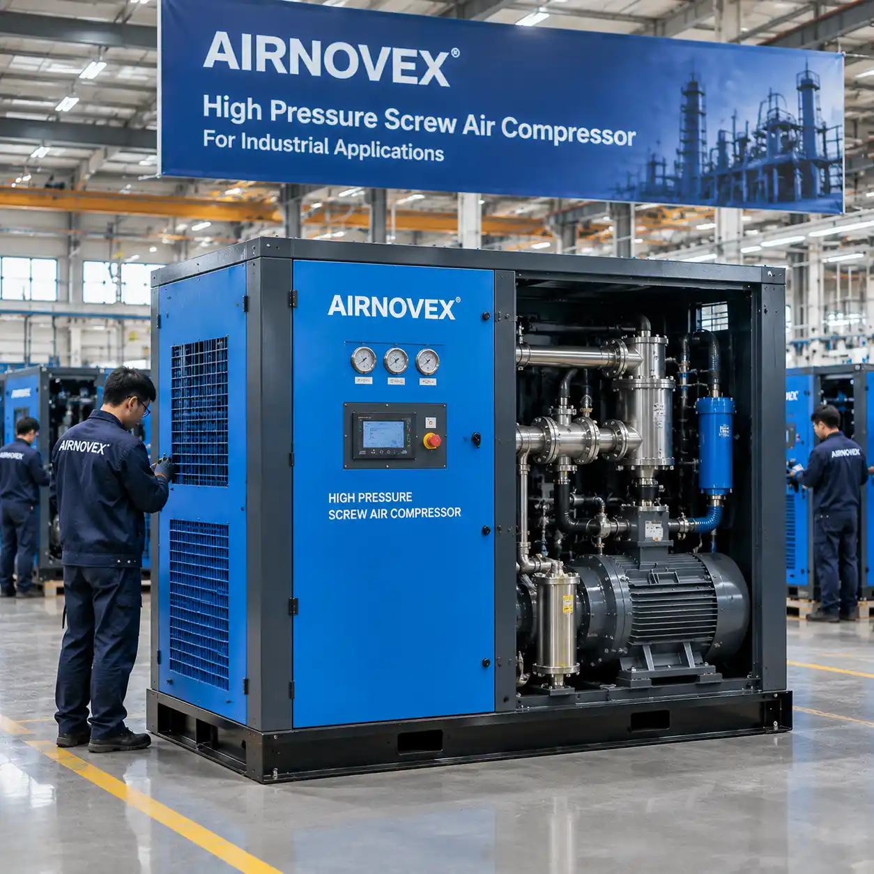 High Pressure Screw Air Compressors for Sale