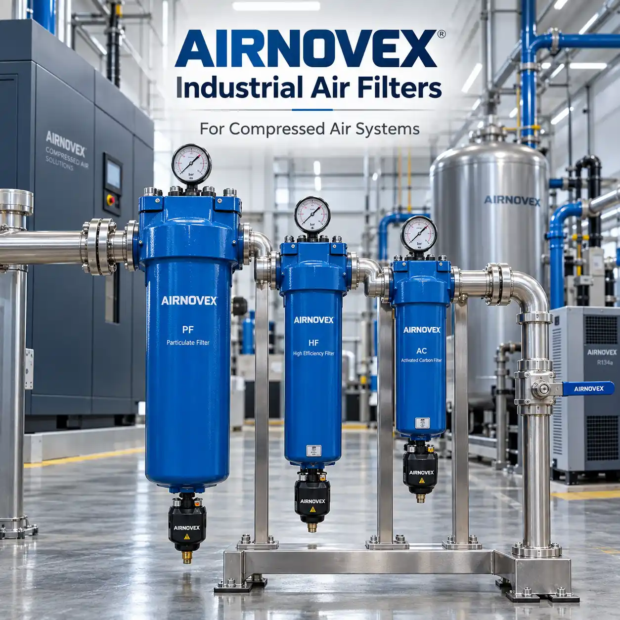 Industrial Air Filters Supplier for Compressors